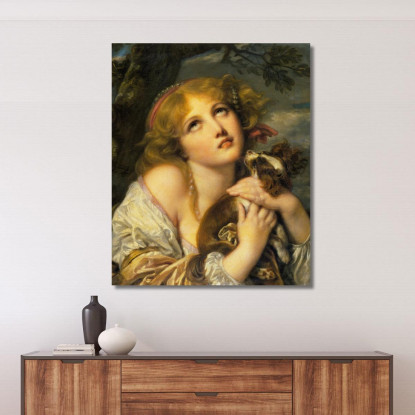 The Souvenir Jean-Baptiste Greuze jbg71 canvas print