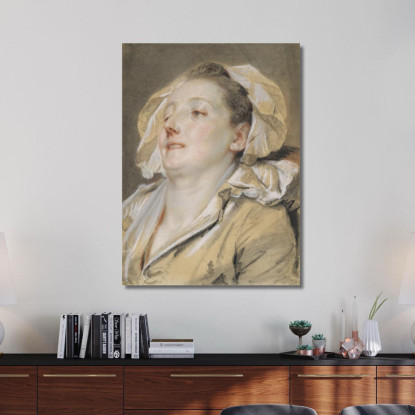 The Well-Loved Mother Jean-Baptiste Greuze jbg72 canvas print