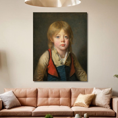 Young Peasant Boy Jean-Baptiste Greuze jbg77 canvas print