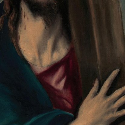 Cristo Che Porta La Croce El Greco (Domenikos Theotokopoulos) egr13 quadro stampato su tela