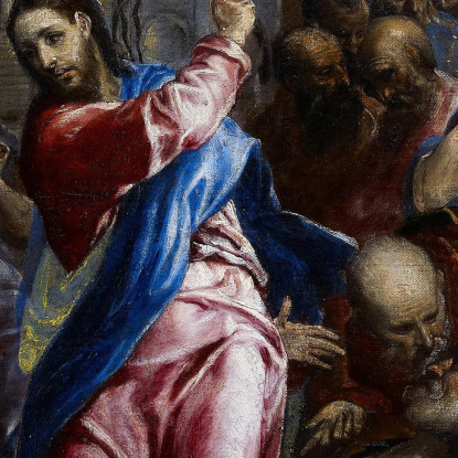 Cristo Che Scaccia I Mercanti Dal Tempio 2 El Greco (Domenikos Theotokopoulos) egr15 quadro stampato su tela