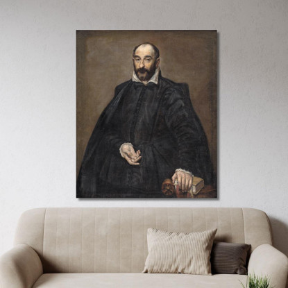 Ritratto Di Un Uomo El Greco (Domenikos Theotokopoulos) egr25 quadro stampato su tela