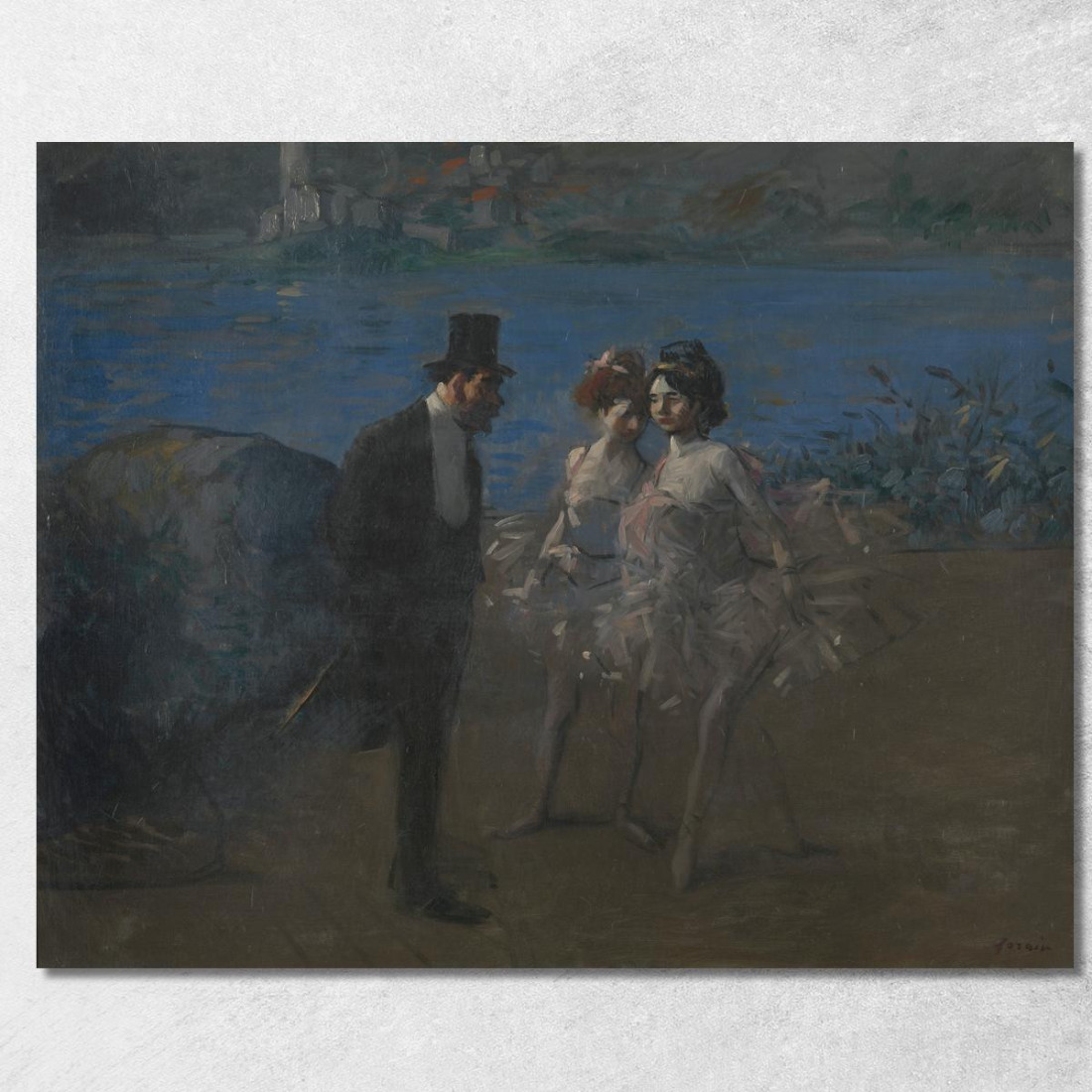Ballerini Jean-Louis Forain jfr18 quadro stampato su tela Ballerini Jean-Louis Forain jfr18 quadro stampato su tela