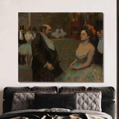 Dietro Le Quinte Jean-Louis Forain jfr30 quadro stampato su tela
