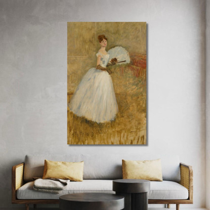 Isa Tyde La Bella Irlandese Jean-Louis Forain jfr31 quadro stampato su tela