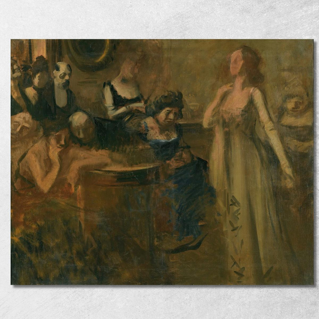 Il Recital Jean-Louis Forain jfr35 quadro stampato su tela Il Recital Jean-Louis Forain jfr35 quadro stampato su tela