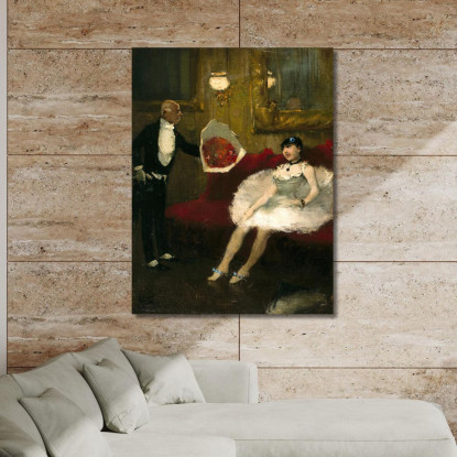 L'Ammiratore Jean-Louis Forain jfr47 quadro stampato su tela