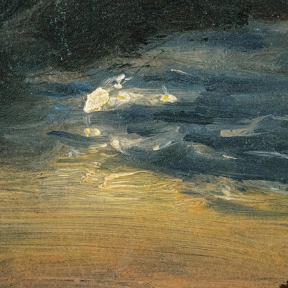 Nuvole Al Chiaro Di Luna 2 Johan Christian Dahl jcd9 quadro stampato su tela