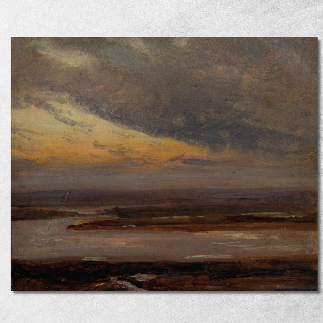 Studio Sull'Elba Johan Christian Dahl jcd52 quadro stampato su tela Studio Sull'Elba Johan Christian Dahl jcd52 quadro stampato su tela