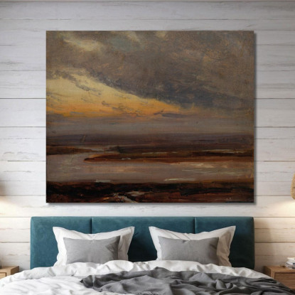 Studio Sull'Elba Johan Christian Dahl jcd52 quadro stampato su tela