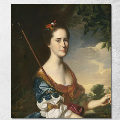 Elizabeth Gray Otis – Signora Samuel Alleyne Otis John Singleton Copley jsg11 quadro stampato su tela