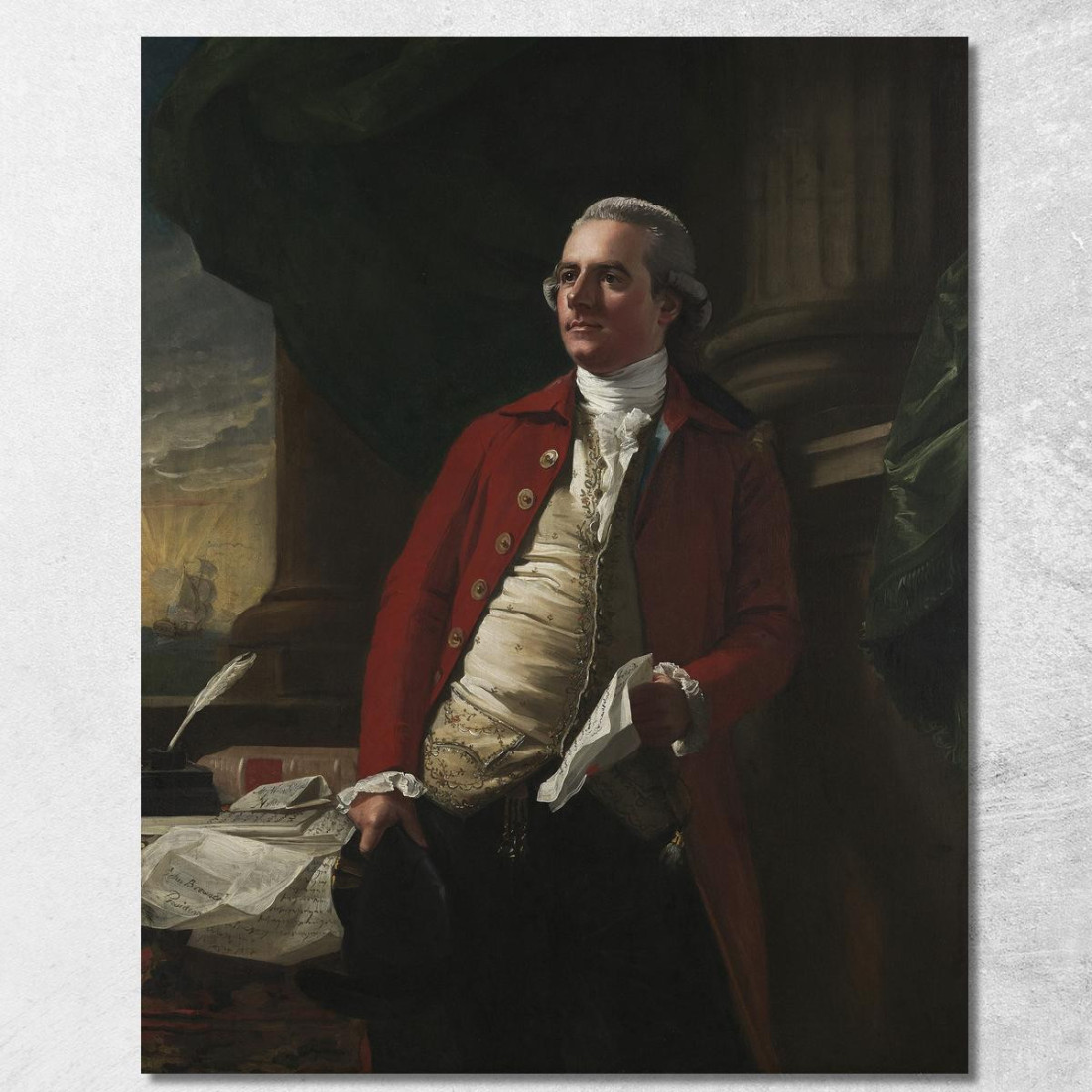 Elkanah Watson John Singleton Copley jsg15 quadro stampato su tela