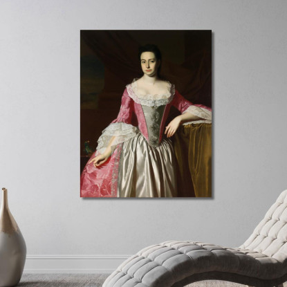 Eunice Dennie Burr John Singleton Copley jsg17 quadro stampato su tela