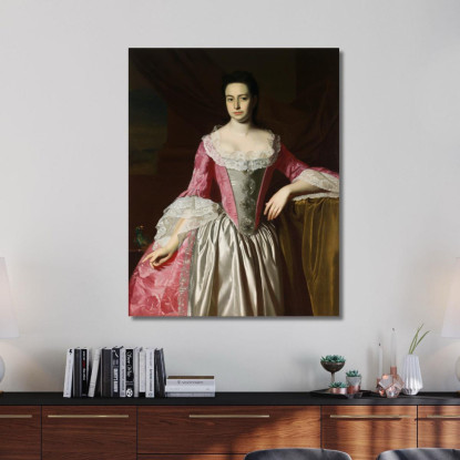 Eunice Dennie Burr John Singleton Copley jsg17 quadro stampato su tela