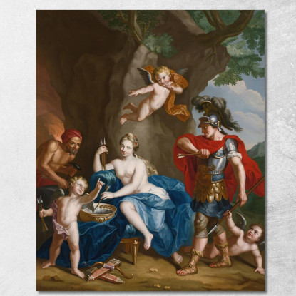 Marte Venere E Vulcano – La Fucina Di Vulcano John Singleton Copley jsg32 quadro stampato su tela