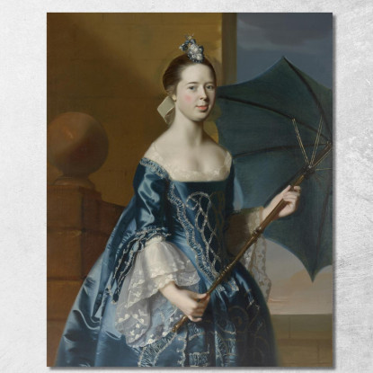 Signora Benjamin Pickman – Mary Toppan John Singleton Copley jsg36 quadro stampato su tela