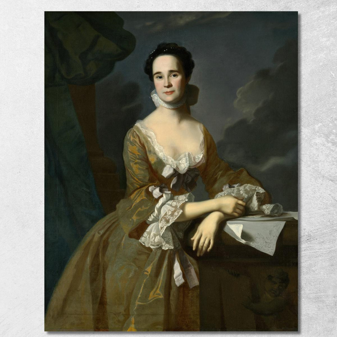 Signora Daniel Hubbard – Mary Greene John Singleton Copley jsg38 quadro stampato su tela Signora Daniel Hubbard – Mary Greene John Singleton Copley jsg38 quadro stampato su tela