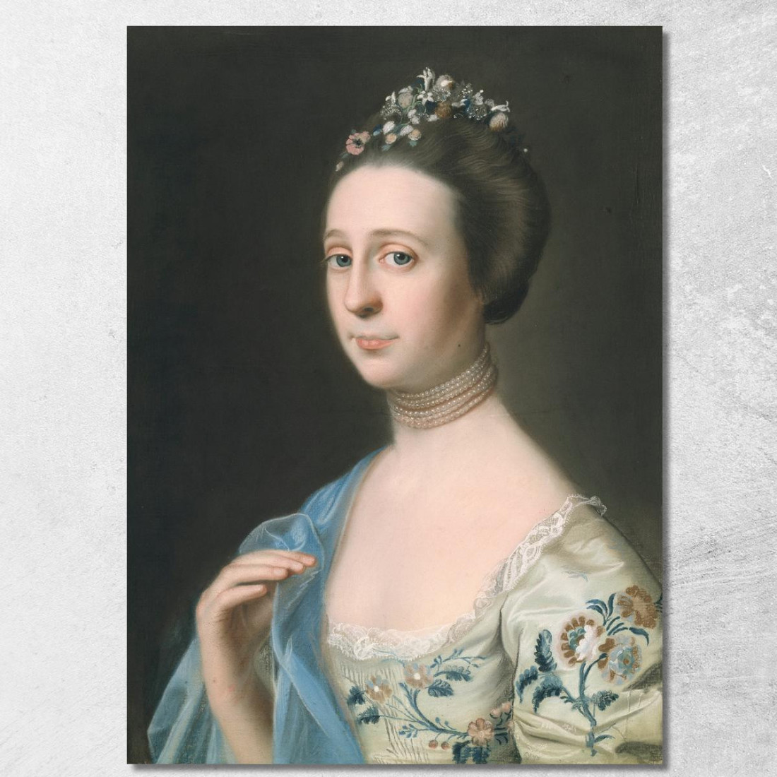 Signora Henry Hill – Anna Barrett John Singleton Copley jsg42 quadro stampato su tela Signora Henry Hill – Anna Barrett John Singleton Copley jsg42 quadro stampato su tela