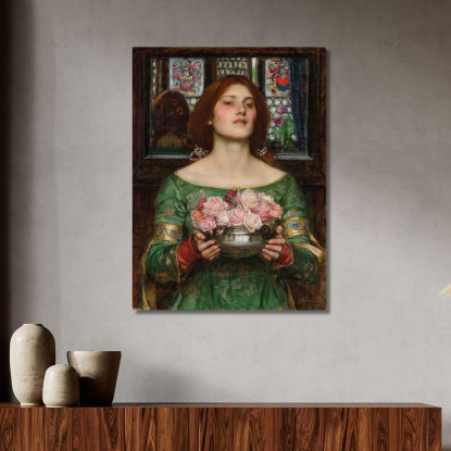 Cogli La Rosa Quando È Il Momento John William Waterhouse jww13 quadro stampato su tela