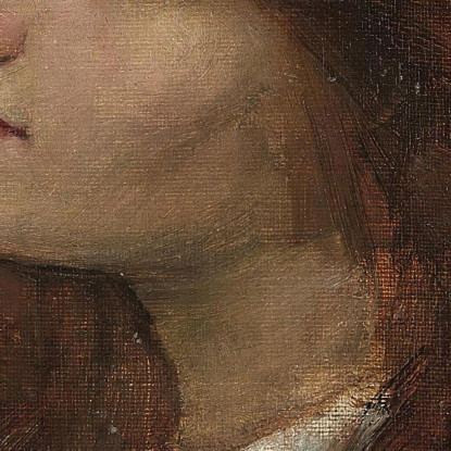 Testa Di Una Ragazza John William Waterhouse jww14 quadro stampato su tela