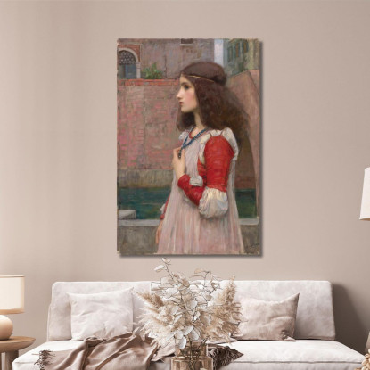 Giulietta John William Waterhouse jww19 quadro stampato su tela