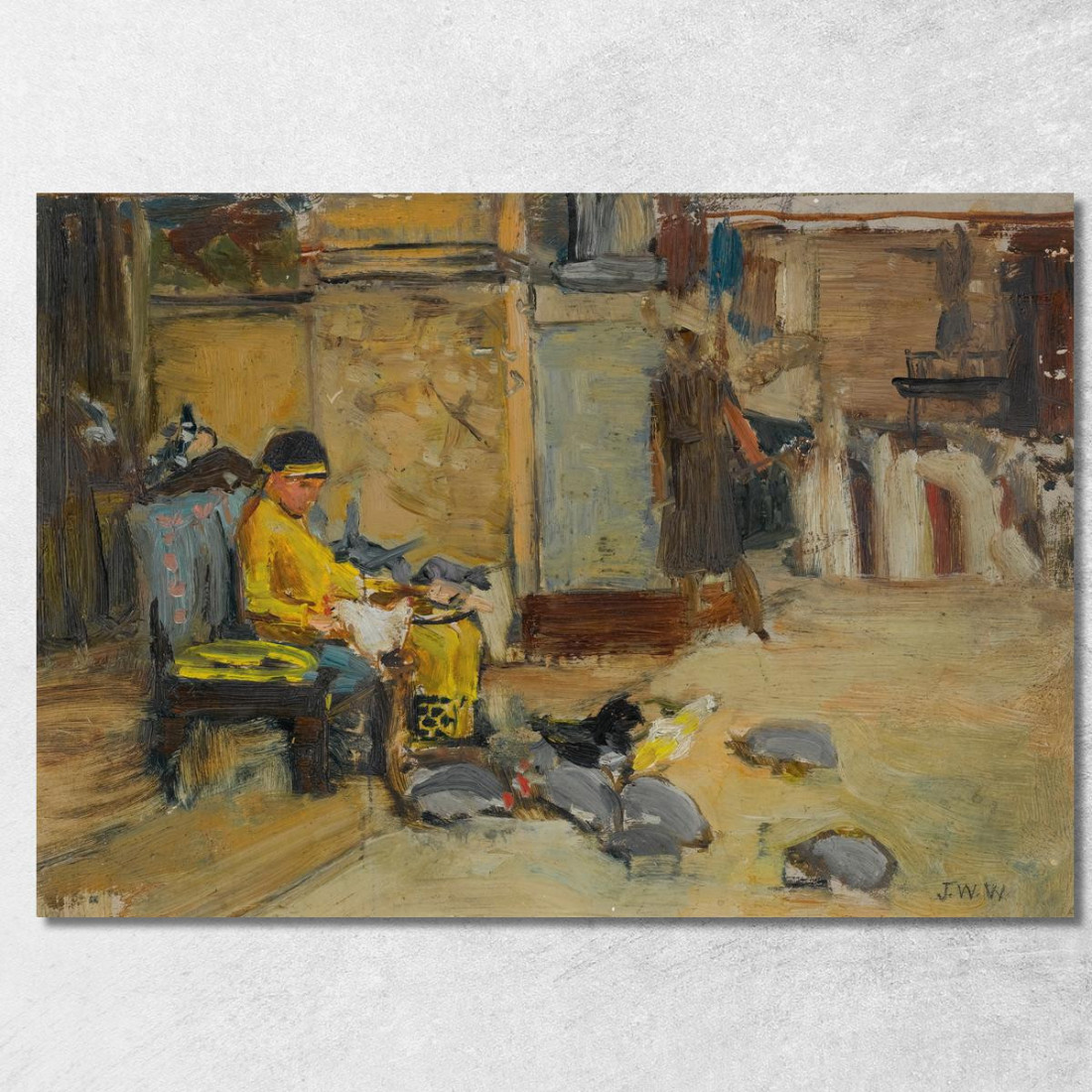I Favoriti Dell'Imperatore Onorio John William Waterhouse jww33 quadro stampato su tela I Favoriti Dell'Imperatore Onorio John William Waterhouse jww33 quadro stampato su tela