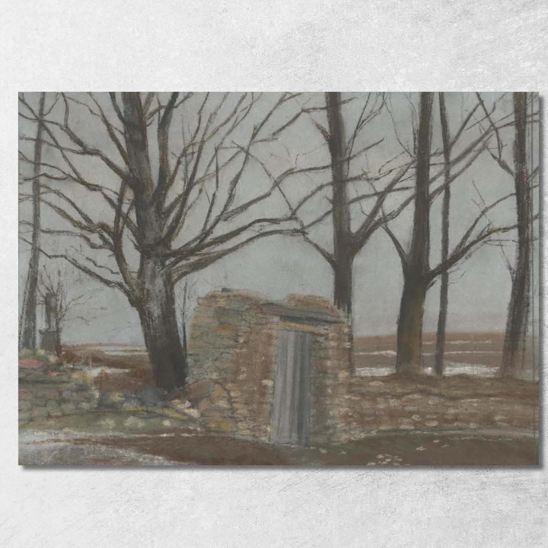 Motivo Da Strážky Ladislav Mednyánszky lmd46 quadro stampato su tela Motivo Da Strážky Ladislav Mednyánszky lmd46 quadro stampato su tela