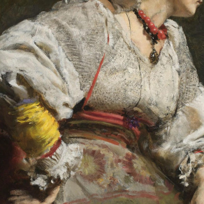 Studio Di Una Donna Italiana Leon Wyczółkowski lwy62 quadro stampato su tela