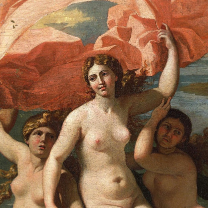 La Nascita Di Venere Nicolas Poussin nps31 quadro stampato su tela