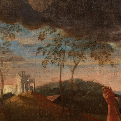 Il Ritorno Della Sacra Famiglia A Nazareth Nicolas Poussin nps43 quadro stampato su tela