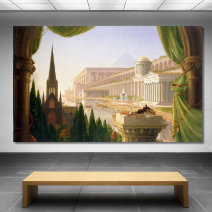 Il Sogno Dell'Architetto Thomas Cole tcl6 quadro stampato su tela