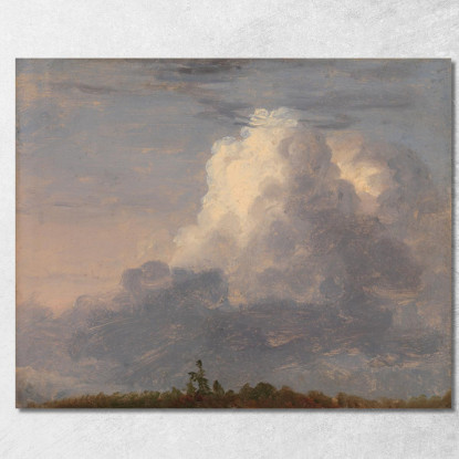 Nuvole Thomas Cole tcl9 quadro stampato su tela