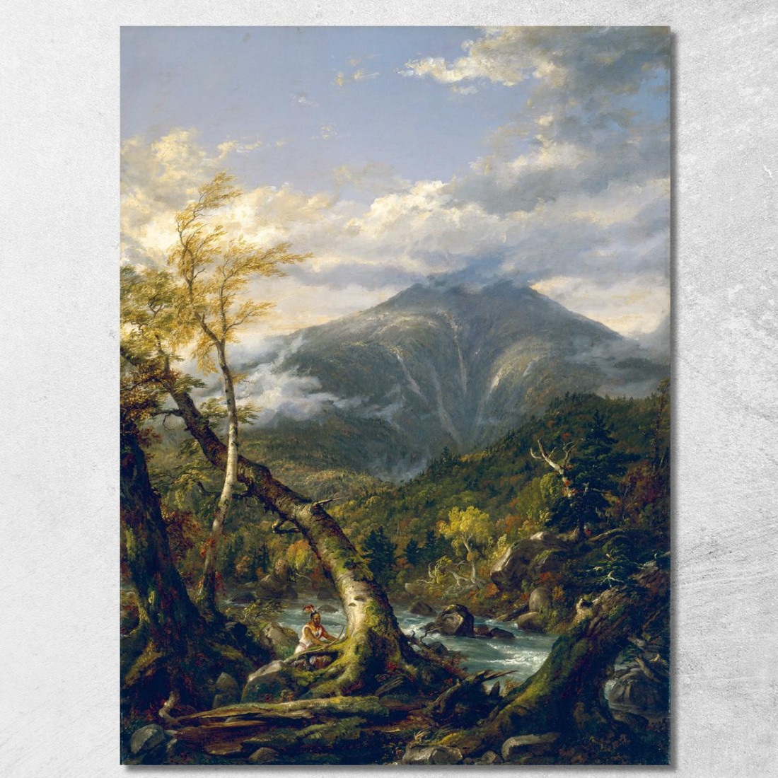 Passo Indiano Thomas Cole tcl16 quadro stampato su tela