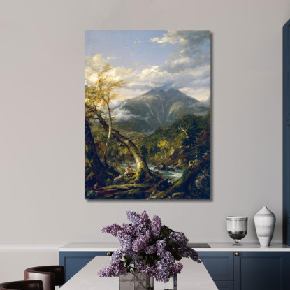 Passo Indiano Thomas Cole tcl16 quadro stampato su tela