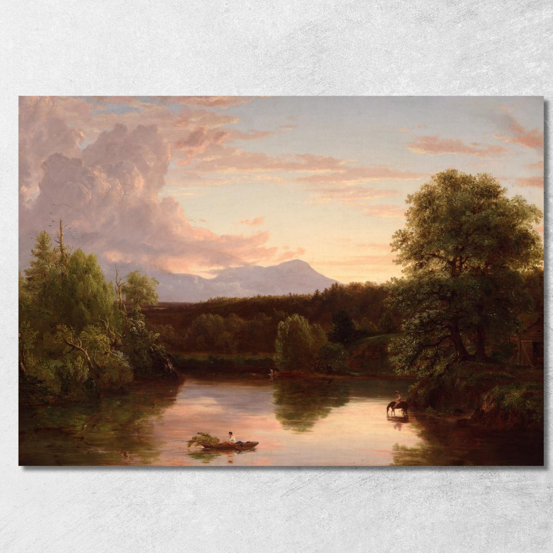 North Mountain E Catskill Creek Thomas Cole tcl25 quadro stampato su tela