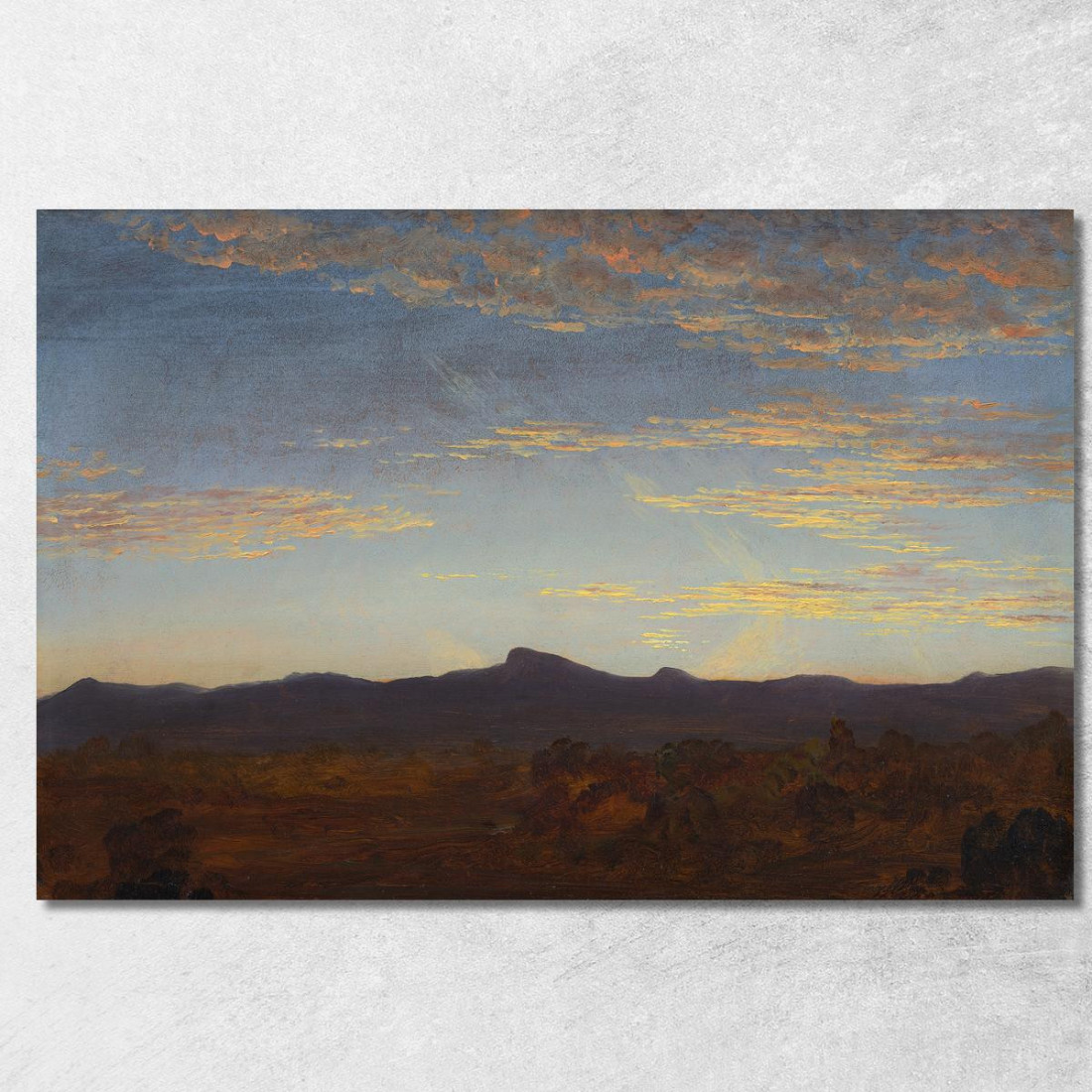 Studio Per "Catskill Creek" Thomas Cole tcl29 quadro stampato su tela Studio Per "Catskill Creek" Thomas Cole tcl29 quadro stampato su tela