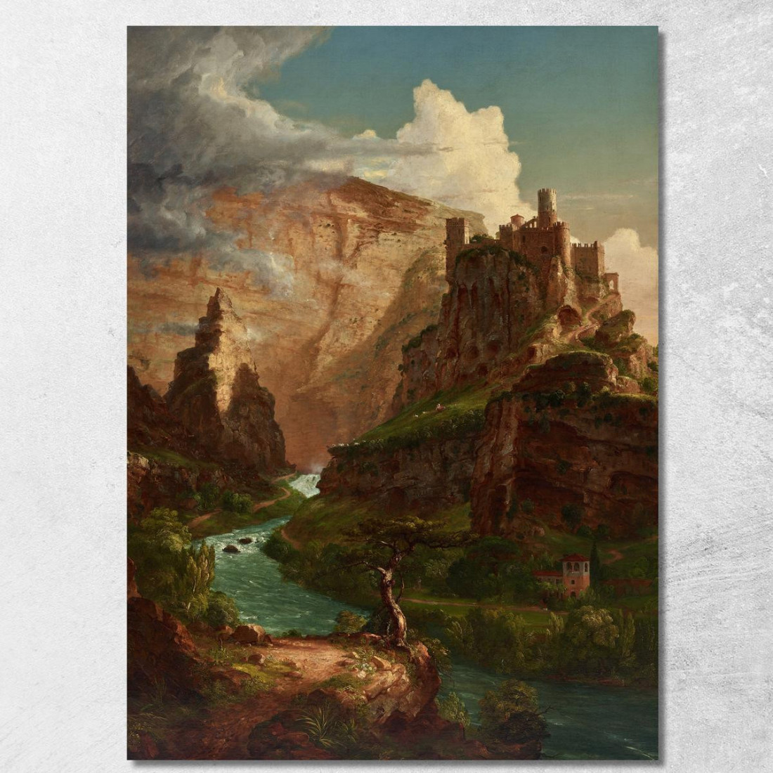 La Fonte Di Vaucluse Thomas Cole tcl36 quadro stampato su tela La Fonte Di Vaucluse Thomas Cole tcl36 quadro stampato su tela