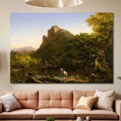 Il Guado Di Montagna Thomas Cole tcl40 quadro stampato su tela