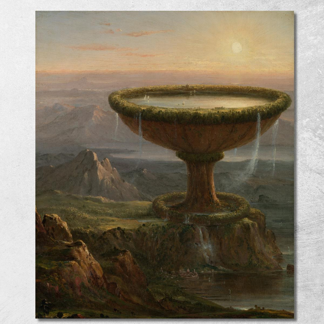 Il Calice Del Titano Thomas Cole tcl46 quadro stampato su tela Il Calice Del Titano Thomas Cole tcl46 quadro stampato su tela