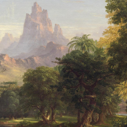 Il Viaggio Della Vita: Giovinezza Thomas Cole tcl51 quadro stampato su tela