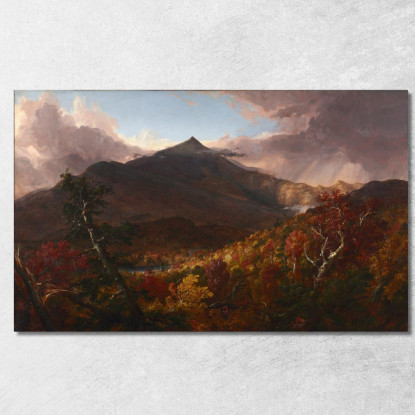 Veduta Del Monte Schroon Contea Di Essex New York Dopo Una Tempesta 2 Thomas Cole tcl55 quadro stampato su tela