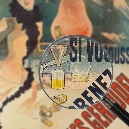 Prendi Le Pastiglie Geraudel Jules Chéret jch96 quadro stampato su tela