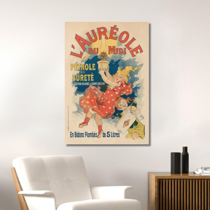 L'Aura Di Mezzogiorno Jules Chéret jch107 quadro stampato su tela