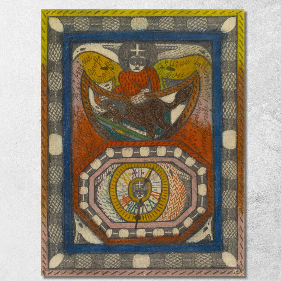 Gran - Gran - Imperatrice E Gran - Gran - Dea Helvetia Nel Porto Di Daali India Adolf Wölfli awl19 quadro stampato su tela Gran - Gran - Imperatrice E Gran - Gran - Dea Helvetia Nel Porto Di Daali India Adolf Wölfli awl19 quadro stampato su tela
