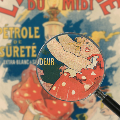 L'Aura Di Mezzogiorno Jules Chéret jch107 quadro stampato su tela