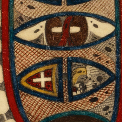 Noga - Uovo: Il Villaggio Più Grande Di Tutta La Terra Villerville Adolf Wölfli awl28 quadro stampato su tela