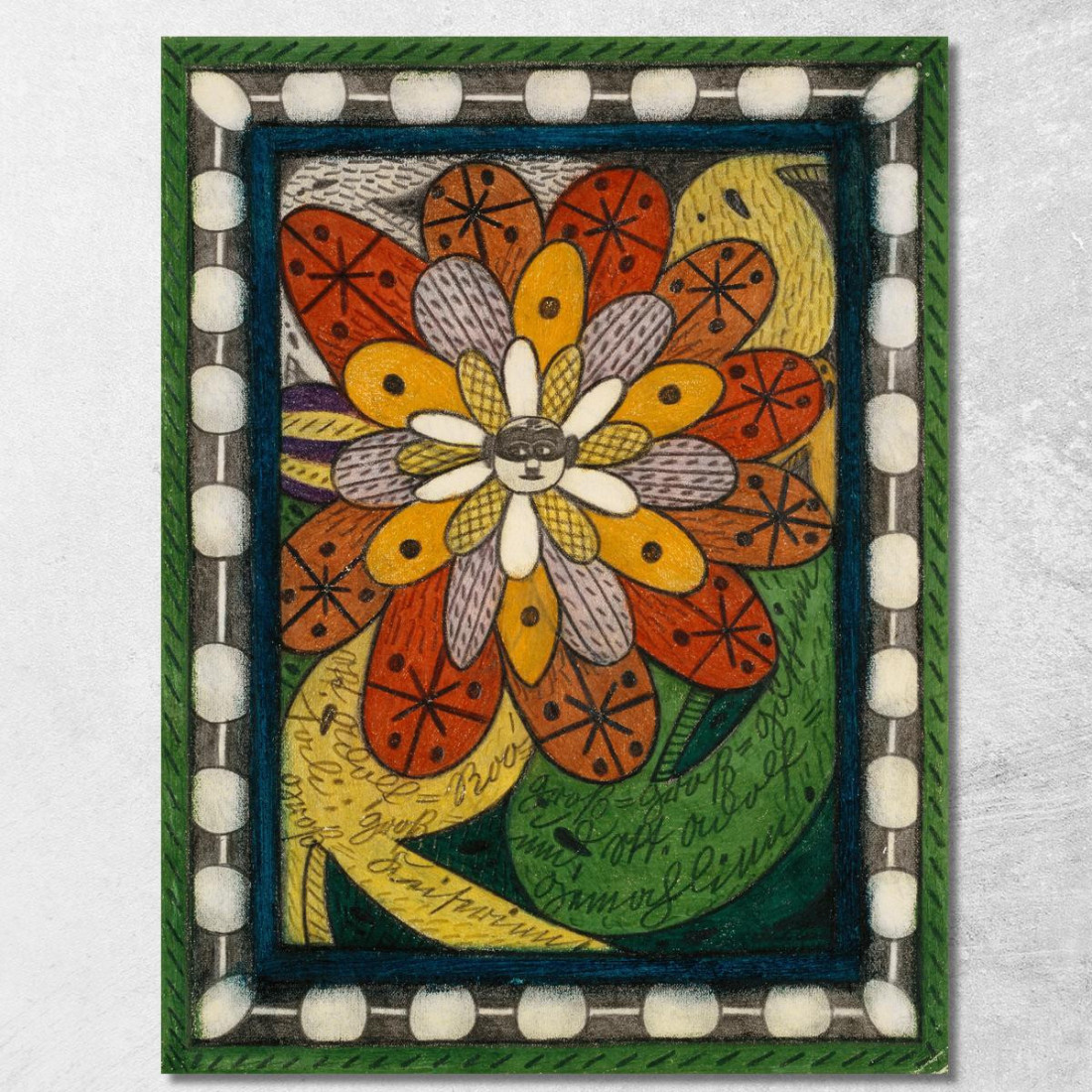 Skt. Adolf - Roosali Adolf Wölfli awl37 quadro stampato su tela Skt. Adolf - Roosali Adolf Wölfli awl37 quadro stampato su tela