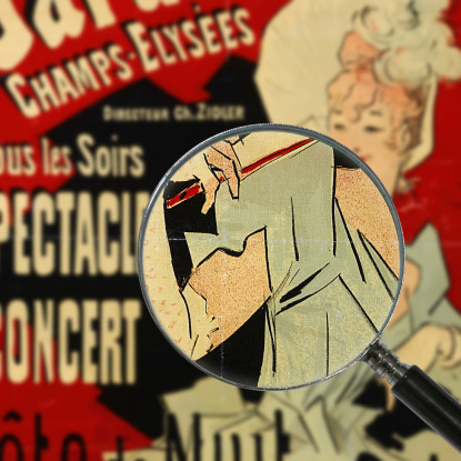 Ogni Sera Spettacolo Concerto Jules Chéret jch112 quadro stampato su tela