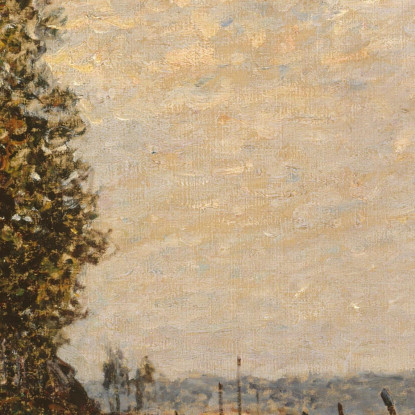 Il Rimorchiatore "Le Loing" A Saint-Mammès Alfred Sisley asi47 quadro stampato su tela