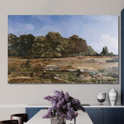 Bordo Della Foresta Di Fontainebleau Alfred Sisley asi52 quadro stampato su tela